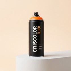 Pintura Spray Fluor Naranja – 400 ml Criscolor