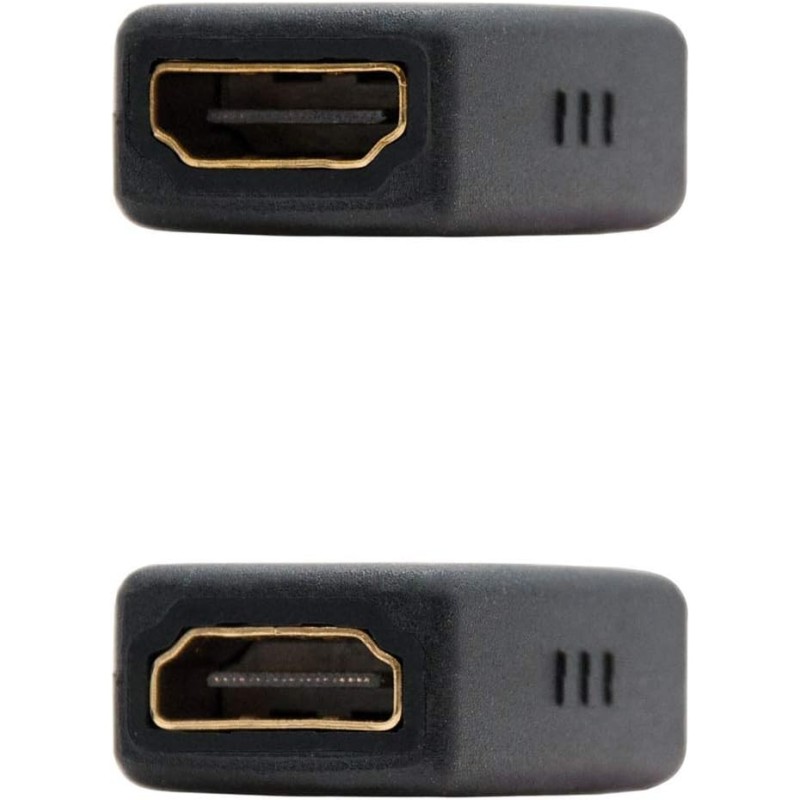 10.15.1200 - Adaptador HDMI V1.3, A/H-A/H, Hembra-Hembra, Negro Nanocable