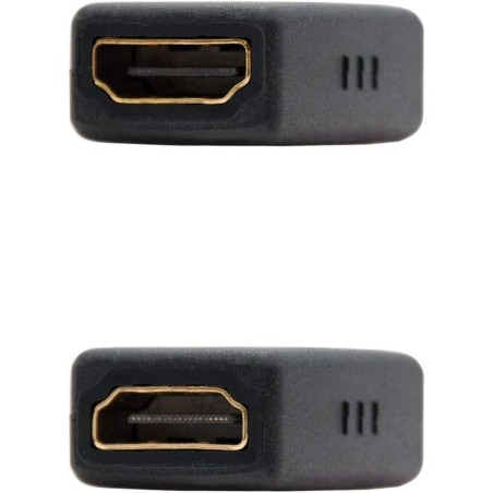 10.15.1200 - Adaptador HDMI V1.3, A/H-A/H, Hembra-Hembra, Negro Nanocable