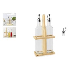Set 2 Aceiteras Sin Bambú 500 ml Quttin | Aceite y Vinagre Cocina