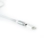 10.10.4100 Nanocable Adaptador Lightning a Micro USB - Lightning/M-Micro B/H - Color Blanco