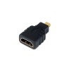 A121-0125 Aisens Adaptador HDMI a Micro HDMI - A Hembra-HDMI D/Macho para Tablet o Camara digital - Color Negro