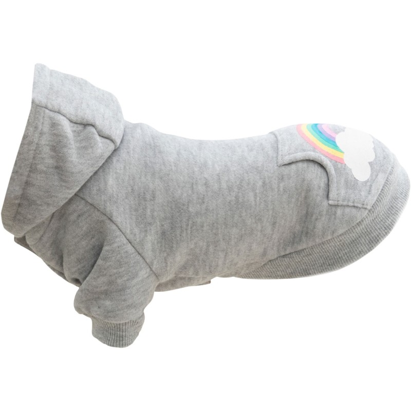 680805 Sudadera Rainbow Falls, S, 33 cm, Gris claro Trixie