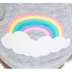 680805 Sudadera Rainbow Falls, S, 33 cm, Gris claro Trixie