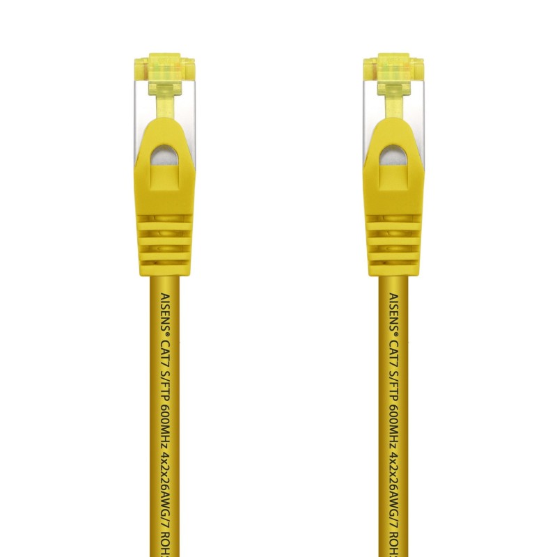 A146-0474 Aisens Cable de Red Latiguillo RJ45 LSZH Cat.7 600 MHz S/FTP PIMF AWG26 - 1.0M - Color Amarillo A146-0474 Aisens Cable de Red Latiguillo RJ45 LSZH Cat.7 600 MHz S/FTP PIMF AWG26 - 1.0M - Color Amarillo