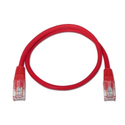 A135-0239 Aisens Cable de Red Latiguillo RJ45 Cat.6 UTP AWG24 - 2.0m - 10/100/1000 Mbit/s - Color Rojo