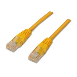 A135-0255 Aisens Cable de Red Latiguillo RJ45 Cat.6 UTP AWG24 - 2.0m - 10/100/1000 Mbit/s - Color Amarillo