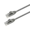 A145-0327 Aisens Cable de Red Latiguillo RJ45 LSZH Cat.6A 500 Mhz UTP AWG24 - 2.0m - Libre de Halogenos - 10 Gigabit/s - Gris