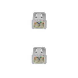 10.20.1801-L150 Nanocable Cable de Red Latiguillo RJ45 LSZH Cat.6A UTP AWG24 - 1.5m - Color Gris