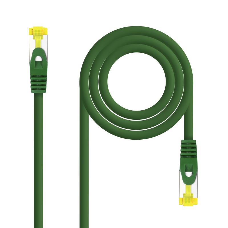 10.20.1902-GR Nanocable Cable de Red Latiguillo RJ45 LSZH Cat.6a SFTP AWG26 2m - Color Verde 10.20.1902-GR Nanocable Cable de Red Latiguillo RJ45 LSZH Cat.6a SFTP AWG26 2m - Color Verde