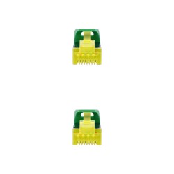 10.20.1902-GR Nanocable Cable de Red Latiguillo RJ45 LSZH Cat.6a SFTP AWG26 2m - Color Verde