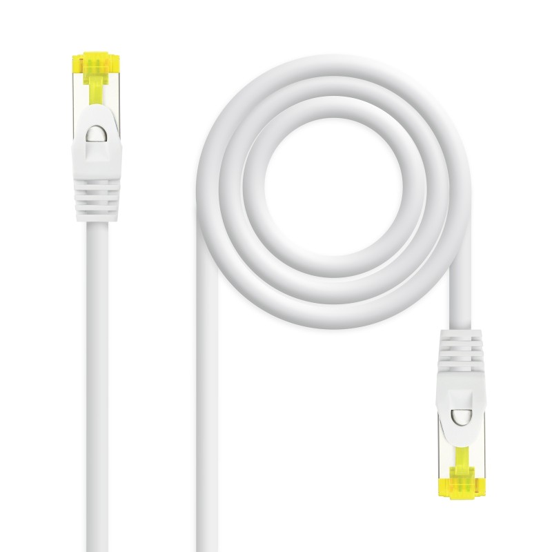10.20.1902-W Nanocable Cable de Red Latiguillo RJ45 LSZH Cat.6a SFTP AWG26 2m - Color Blanco 10.20.1902-W Nanocable Cable de Red Latiguillo RJ45 LSZH Cat.6a SFTP AWG26 2m - Color Blanco