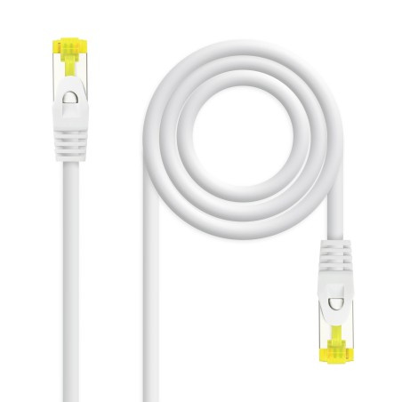 10.20.1902-W Nanocable Cable de Red Latiguillo RJ45 LSZH Cat.6a SFTP AWG26 2m - Color Blanco
