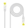 10.20.1902-W Nanocable Cable de Red Latiguillo RJ45 LSZH Cat.6a SFTP AWG26 2m - Color Blanco