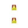 10.20.1903-R Nanocable Cable de Red Latiguillo RJ45 LSZH Cat.6a SFTP AWG26 3m - Color Rojo