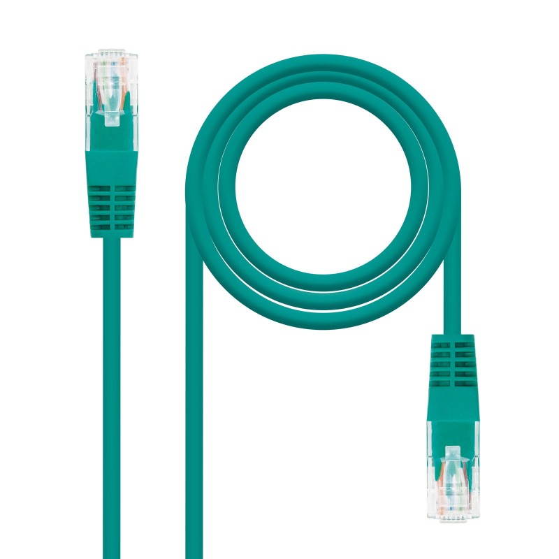 10.20.0402-GR Nanocable Cable de Red Latiguillo RJ45 Cat.6 UTP AWG24 2m - Color Verde