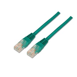 A133-0193 Aisens Cable de Red Latiguillo RJ45 Cat.5e UTP AWG24 - 0.5m - 10/100 Mbit/s - Color Verde