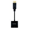 10.16.0602 Nanocable Conversor Displayport a SVGA - Displayport /M-SVGA/H - 15 cm - Color Negro