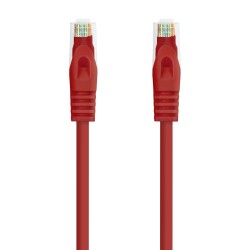 10.20.1801-R Nanocable Cable de Red Latiguillo RJ45 LSZH Cat.6a UTP AWG24 1m - Color Rojo