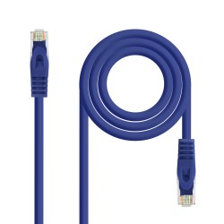 10.20.1801-BL Nanocable Cable de Red Latiguillo RJ45 LSZH Cat.6a UTP AWG24 1m - Color Azul