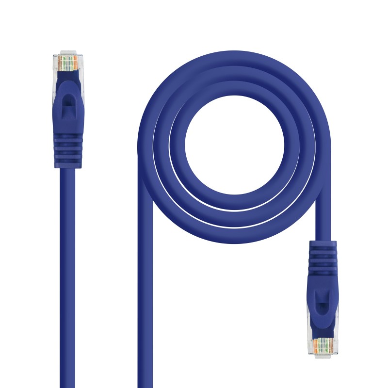 10.20.1801-BL Nanocable Cable de Red Latiguillo RJ45 LSZH Cat.6a UTP AWG24 1m - Color Azul 10.20.1801-BL Nanocable Cable de Red Latiguillo RJ45 LSZH Cat.6a UTP AWG24 1m - Color Azul