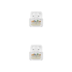 10.20.1801-W Nanocable Cable de Red Latiguillo RJ45 LSZH Cat.6a UTP AWG24 1m - Color Blanco