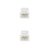 10.20.1801-W Nanocable Cable de Red Latiguillo RJ45 LSZH Cat.6a UTP AWG24 1m - Color Blanco