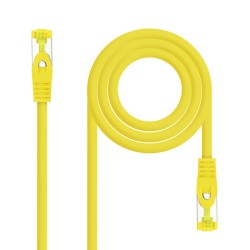 10.20.1901-Y Nanocable Cable de Red Latiguillo RJ45 LSZH Cat.6a SFTP AWG26 1m - Color Amarillo