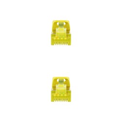 10.20.1901-Y Nanocable Cable de Red Latiguillo RJ45 LSZH Cat.6a SFTP AWG26 1m - Color Amarillo