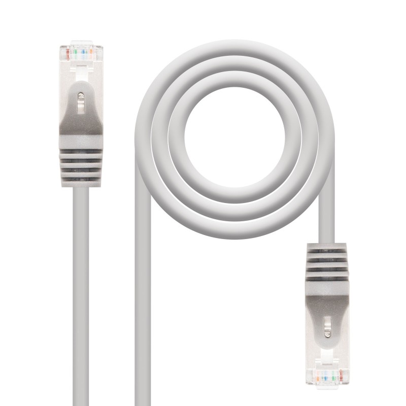 10.20.0801 Nanocable Cable de Red Latiguillo RJ45 Cat.6 FTP AWG24 1m - Color Gris 10.20.0801 Nanocable Cable de Red Latiguillo RJ45 Cat.6 FTP AWG24 1m - Color Gris