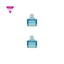 10.20.1720 Nanocable Cable Red Latiguillo Cat.7 LSZH SFTP PIMF AWG26 20m - Color Gris