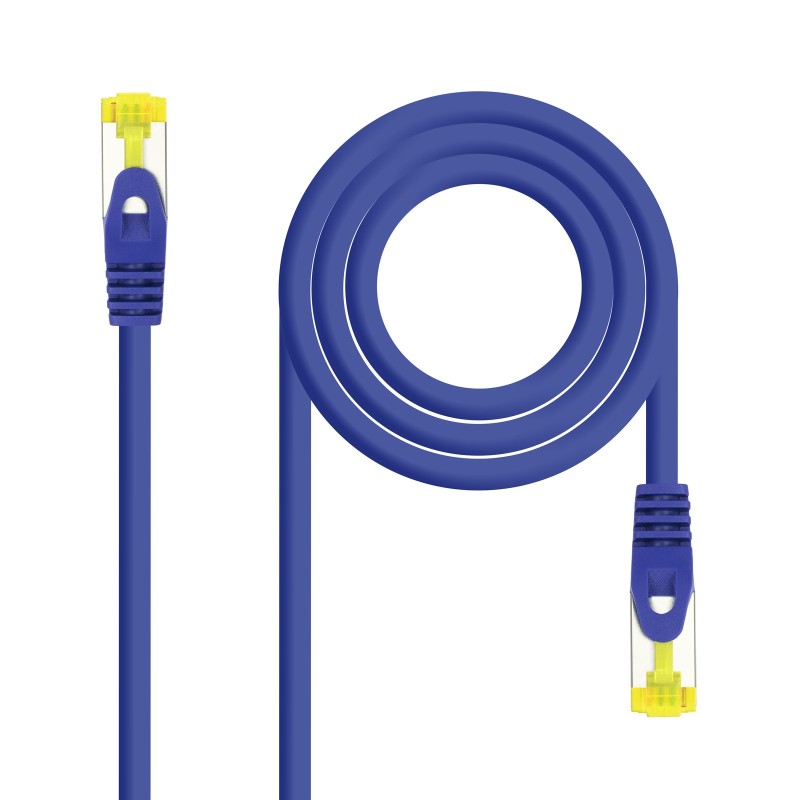 10.20.1901-BL Nanocable Cable de Red Latiguillo RJ45 LSZH Cat.6a SFTP AWG26 1m - Color Azul