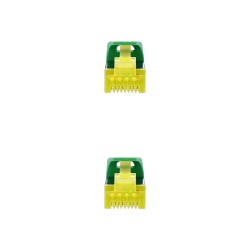 10.20.1901-GR Nanocable Cable de Red Latiguillo RJ45 LSZH Cat.6a SFTP AWG26 1m - Color Verde