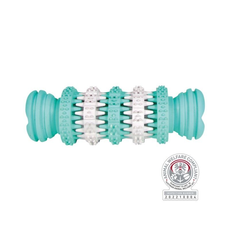 32943 Hueso Denta Fun, Menta, Caucho Natural, 11 cm Trixie