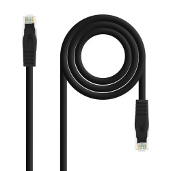 10.20.1803-BK Nanocable Cable de Red Latiguillo RJ45 LSZH Cat.6a UTP AWG24 3m - Color Negro