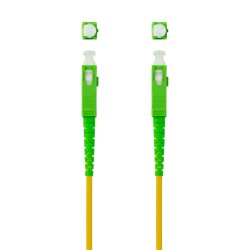 10.20.0010 Nanocable Cable Fibra SC/APC-SC/APC Monomodo LSZH 10m - Color Amarillo