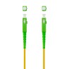 10.20.0010 Nanocable Cable Fibra SC/APC-SC/APC Monomodo LSZH 10m - Color Amarillo