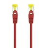 10.20.1901-R Nanocable Cable de Red Latiguillo RJ45 LSZH Cat.6a SFTP AWG26 1m - Color Rojo