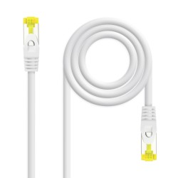 10.20.1901-W Nanocable Cable de Red Latiguillo RJ45 LSZH Cat.6a SFTP AWG26 1m - Color Blanco