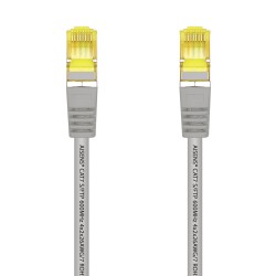 A146-0334 Aisens Cable de Red Latiguillo RJ45 LSZH Cat.7 600 Mhz S/FTP PIMF AWG26 - 1.0M - Color Gris