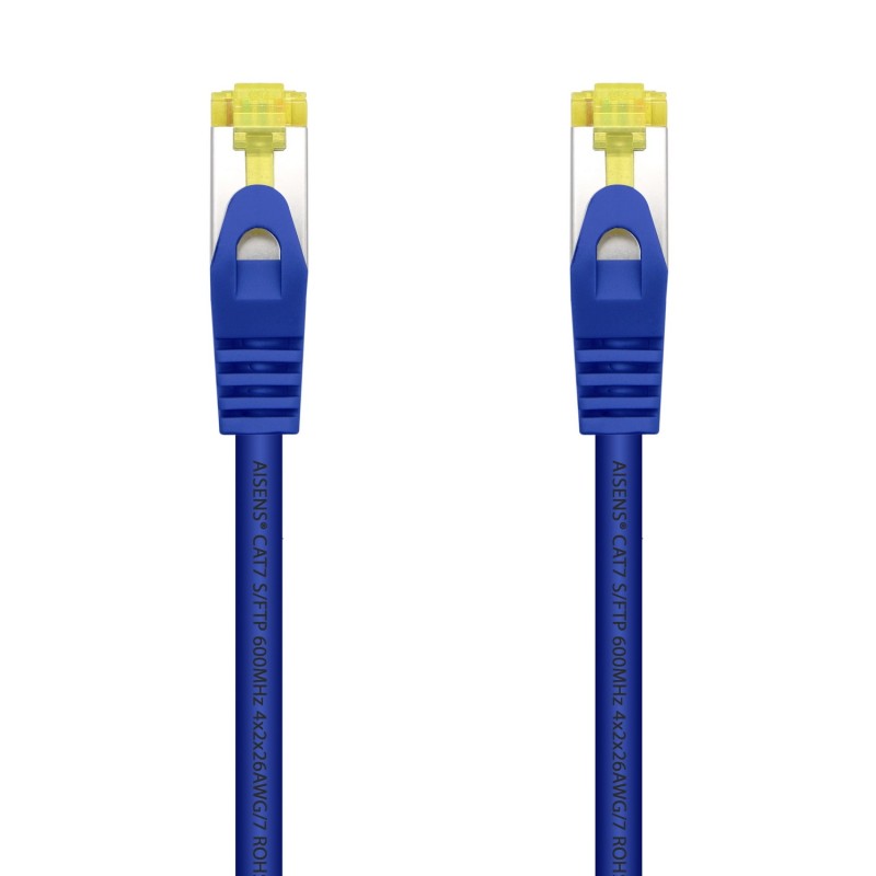 A146-0479 Aisens Cable de Red Latiguillo RJ45 LSZH Cat.7 600 MHz S/FTP PIMF AWG26 - 2.0M - Color Azul A146-0479 Aisens Cable de Red Latiguillo RJ45 LSZH Cat.7 600 MHz S/FTP PIMF AWG26 - 2.0M - Color Azul