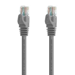 A145-0329 Aisens Cable de Red Latiguillo RJ45 LSZH Cat.6A 500 Mhz UTP AWG24 - 5.0m - Libre de Ha- 10 Gigabit/s - Color Gris