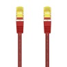 A146-0468 Aisens Cable de Red Latiguillo RJ45 LSZH Cat.7 600 MHz S/FTP PIMF AWG26 - 25cm - Color Rojo