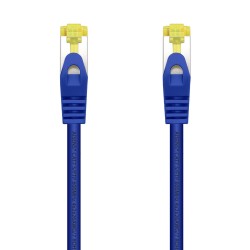 A146-0476 Aisens Cable de Red Latiguillo RJ45 LSZH Cat.7 600 MHz S/FTP PIMF AWG26 - 25cm - Color Azul