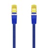 A146-0476 Aisens Cable de Red Latiguillo RJ45 LSZH Cat.7 600 MHz S/FTP PIMF AWG26 - 25cm - Color Azul