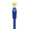 A146-0476 Aisens Cable de Red Latiguillo RJ45 LSZH Cat.7 600 MHz S/FTP PIMF AWG26 - 25cm - Color Azul