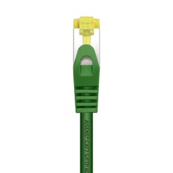 A146-0480 Aisens Cable de Red Latiguillo RJ45 LSZH Cat.7 600 MHz S/FTP PIMF AWG26 - 25cm - Color Verde