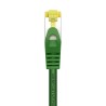 A146-0480 Aisens Cable de Red Latiguillo RJ45 LSZH Cat.7 600 MHz S/FTP PIMF AWG26 - 25cm - Color Verde