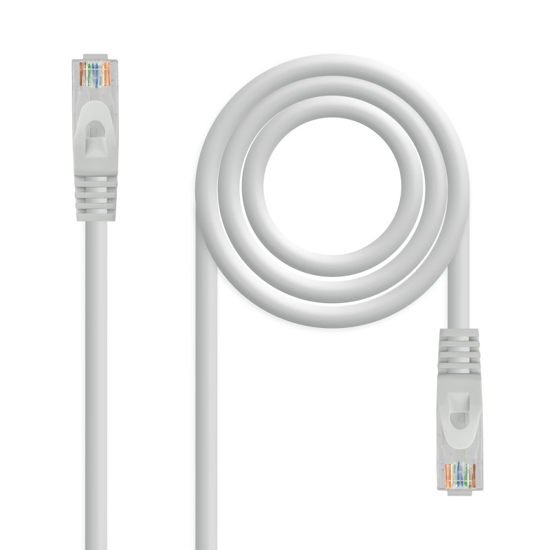 10.20.1800 Nanocable Cable de Red Latiguillo RJ45 LSZH Cat.6a UTP AWG24 0.50m - Color Gris 10.20.1800 Nanocable Cable de Red Latiguillo RJ45 LSZH Cat.6a UTP AWG24 0.50m - Color Gris