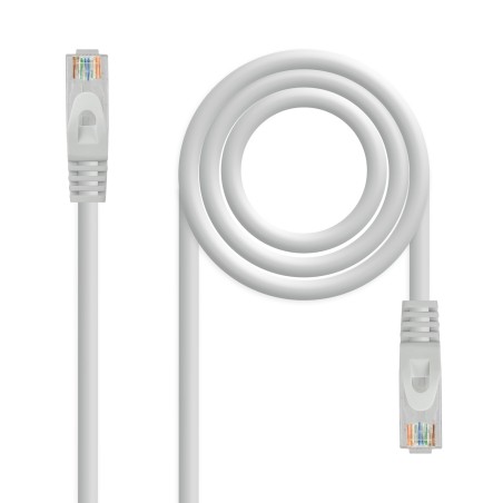 10.20.1800 Nanocable Cable de Red Latiguillo RJ45 LSZH Cat.6a UTP AWG24 0.50m - Color Gris